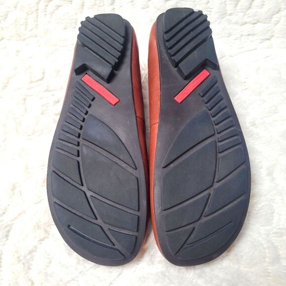 Coldwater Creek Ballet Flats Mary Jane Style Leather Suede Floral Cutout Size 6M - Picture 10 of 12